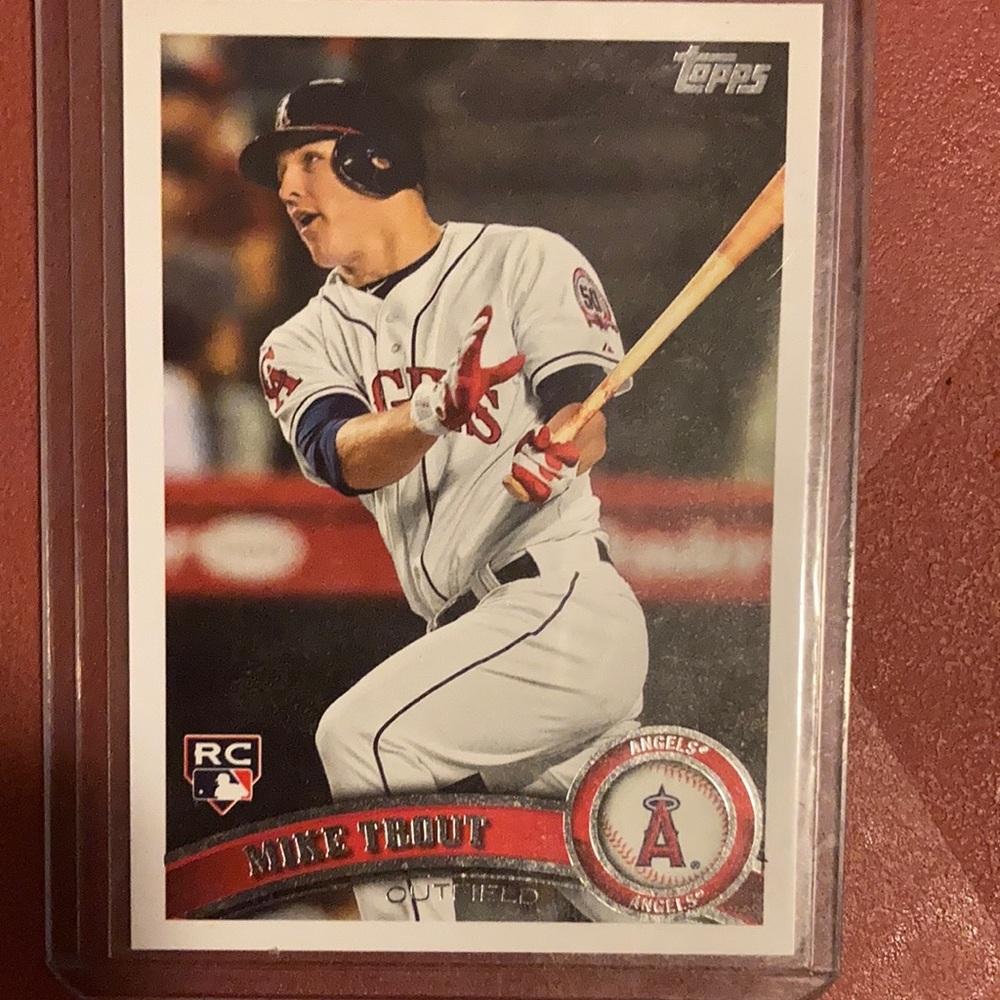 Mike Trout 2011 Topps Update Rookie Card